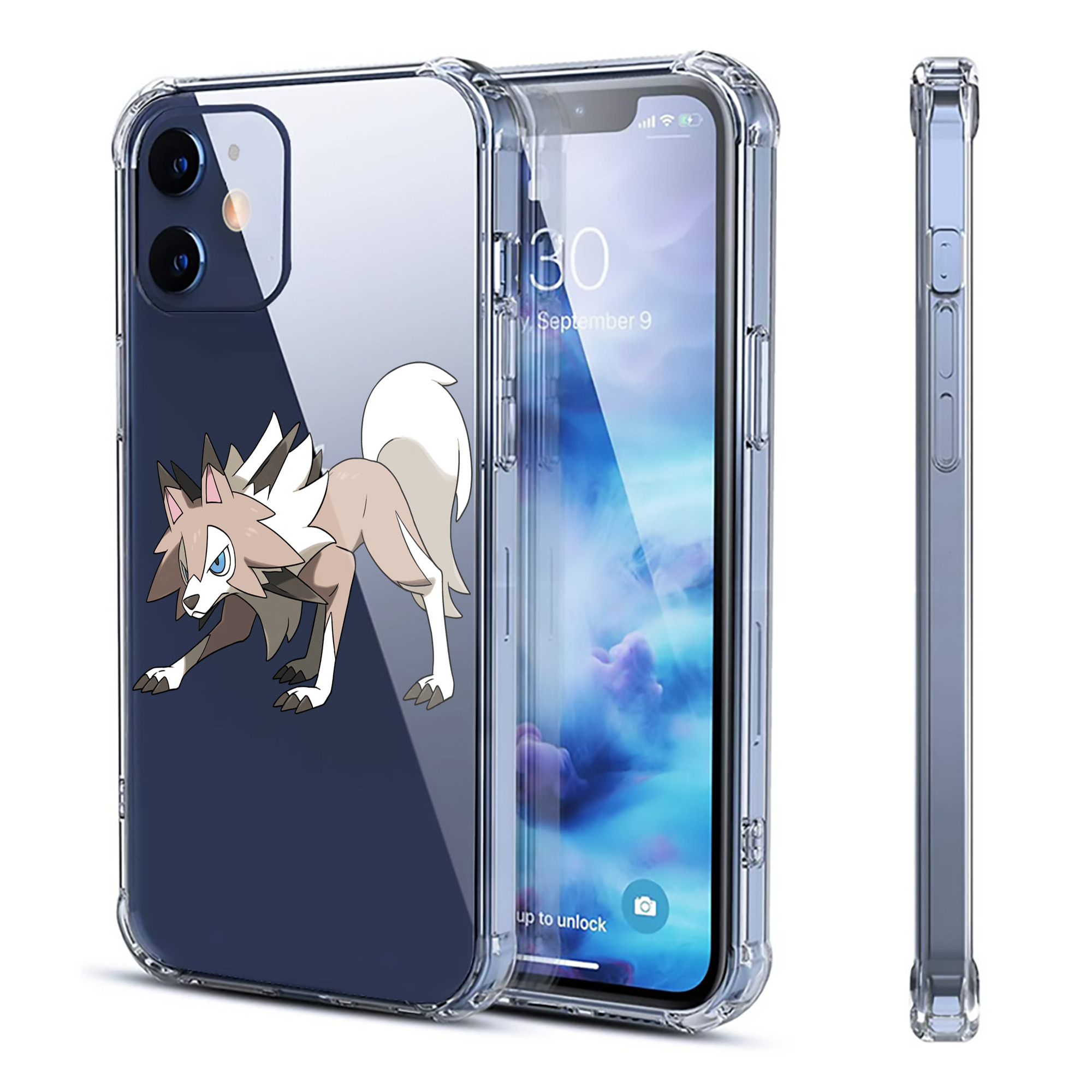 （画像用） ポケットモンスター Pokémon 【iPhone 12シリーズ対応】透明スマホケース（クリアソフトケース）
